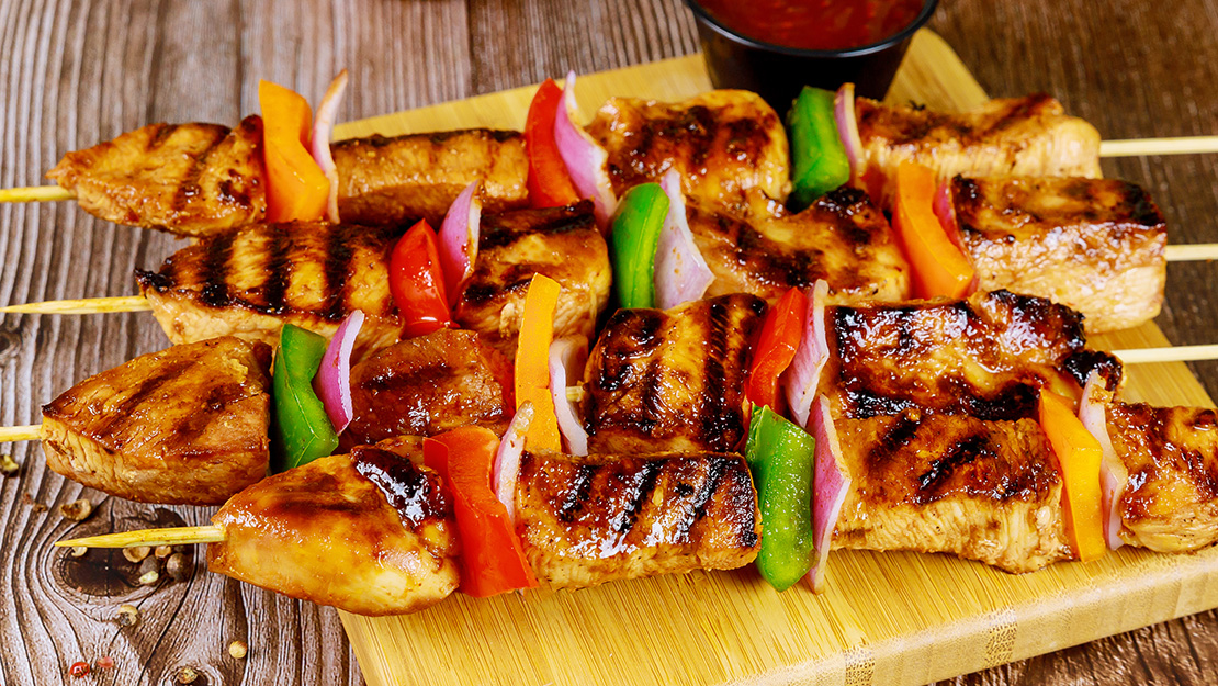 Honey Chicken Kabobs