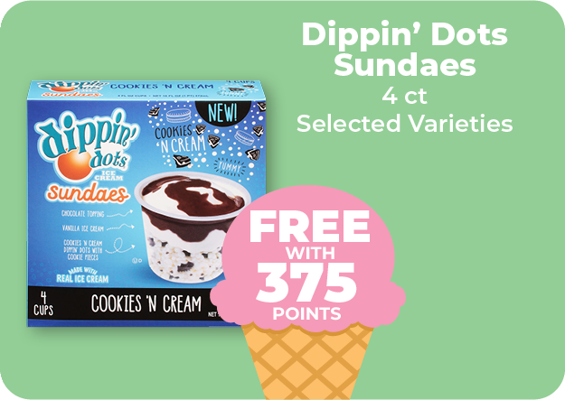 Dippin Dots Sundae 4ct, Selected Varieties
