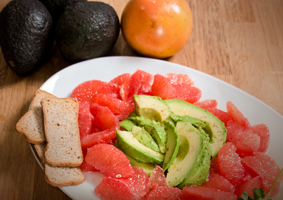 Grapefruit Avocado Salad 