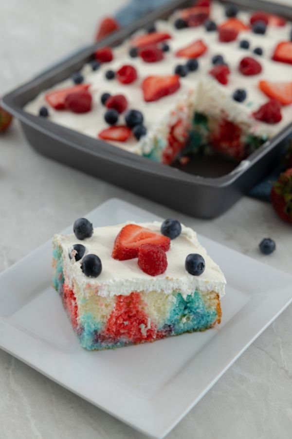 Patriotic Poke Cake