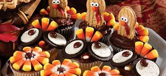 Decorative Thanksgiving Cupcakes