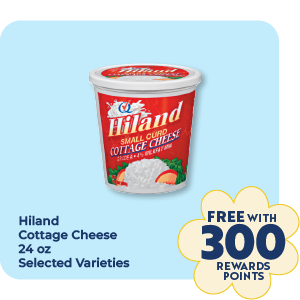 Hiland Cottage Cheese 24oz, Selected Varieties