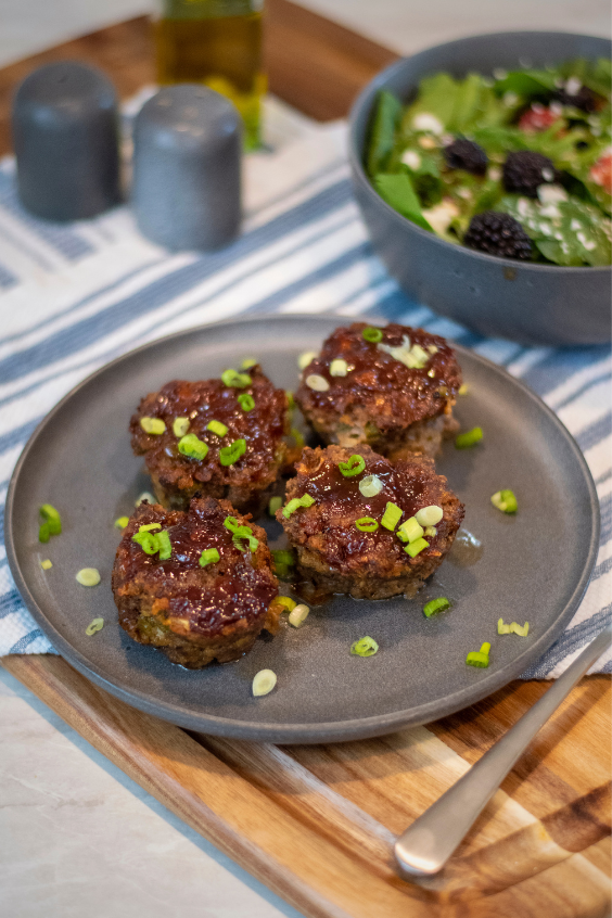 Mini Barbecue Meatloaves