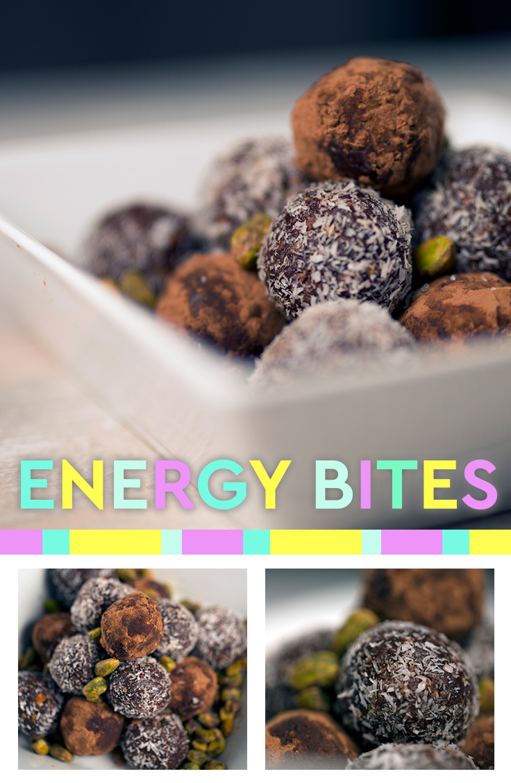 Chocolate Pistachio Energy Bites