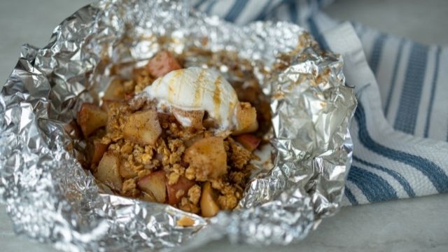 Caramel Apple Crunch Foil Packets