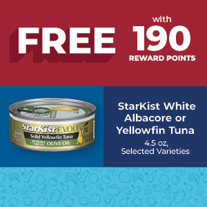 StarKist White Albacore or Yellowfin Tuna 4.5 oz, Selected Varieties