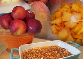 Fresh Peach Crumble 