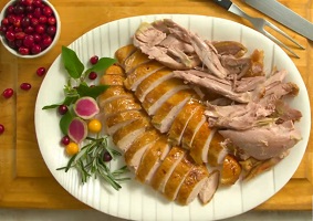 Expertly Carved Turkey 