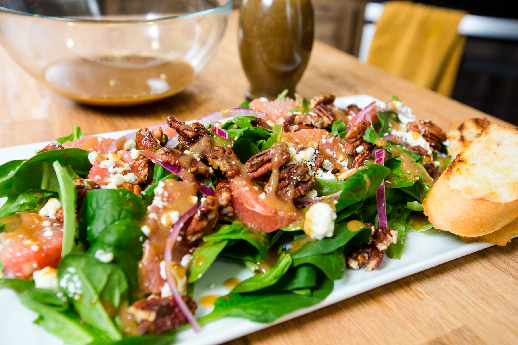 Winter Greens Salad w/ Balsamic Vinaigrette