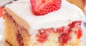 Strawberry Poke Cake