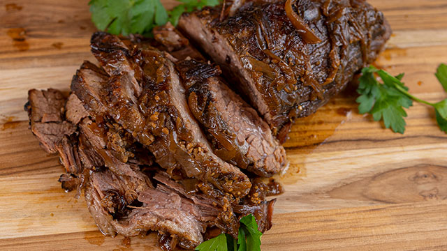 Slow Cooker Brisket and Onions