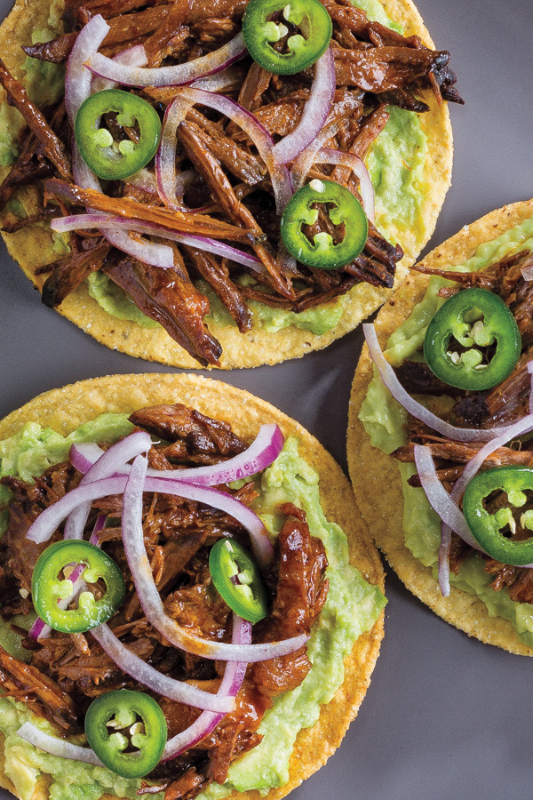 BBQ Beef Tostadas