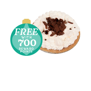 Tippin’s Pie 8 inch French Silk, Pumpkin, Chocolate Walnut or Coconut or Banana Cream Pie